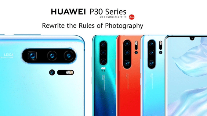 Huawei P30 Pro Series.